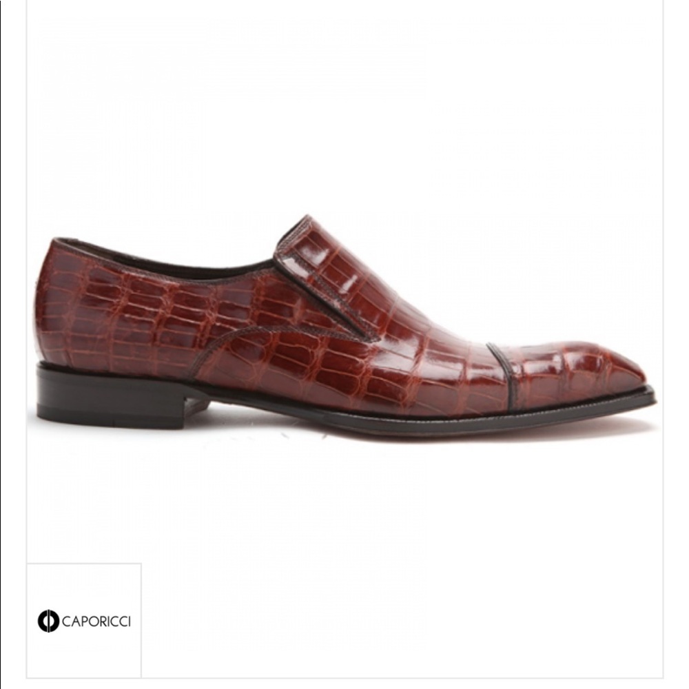 Caporicci 943 Alligator Loafers gold (Brown)
